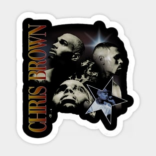Chris Brown Vertical Sticker